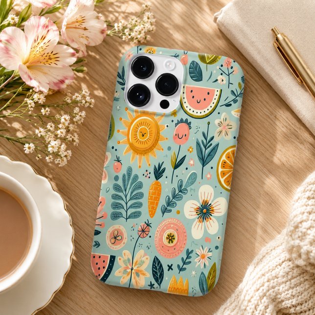 bow and cherry pattern  Case-Mate iPhone case (bow and cherry pattern Case-Mate iPhone case)
