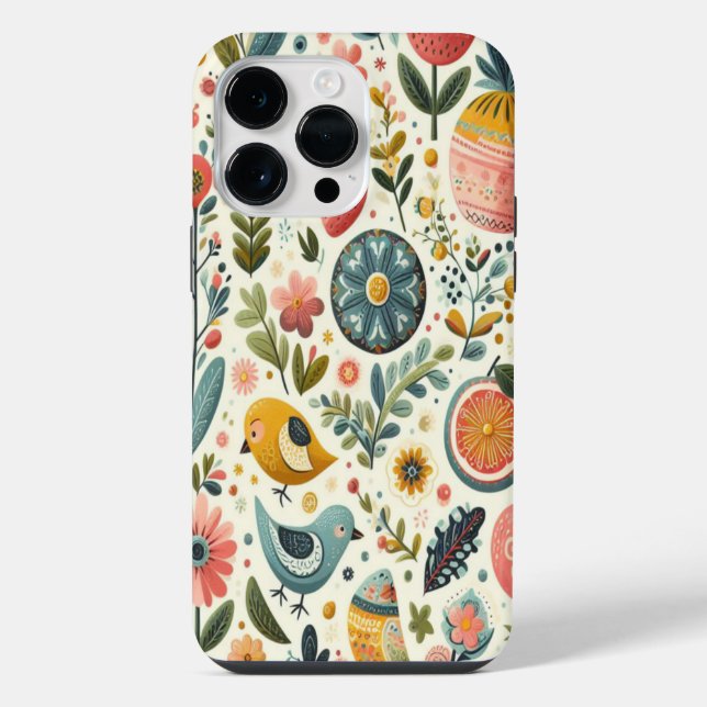bow and cherry pattern  iPhone case (Back)