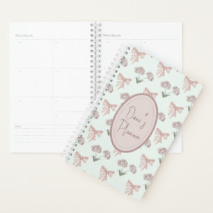 Bow and Rose Coquette Bullet Journal Planner