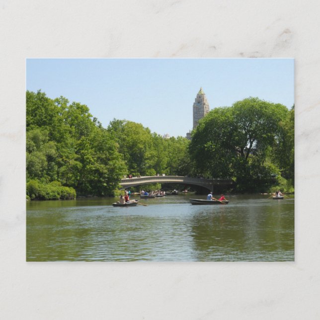 Bow Bridge Central Park Manhattan Carte postale NY (Devant)
