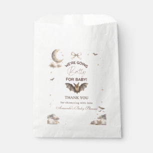 Bow Celestial We're Going Batty for Baby Shower Favour Bag
