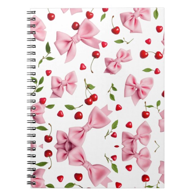Bow&cherry Notebook (Front)