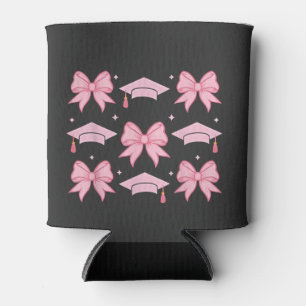 Bow coquette Graduation Pink palette 2025 Can Cooler