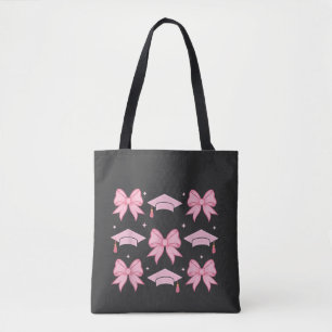 Bow coquette Graduation Pink palette 2025  Tote Bag