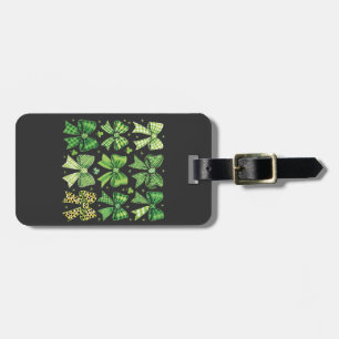 Bow Coquette St Patrick's Day Vintage  Luggage Tag