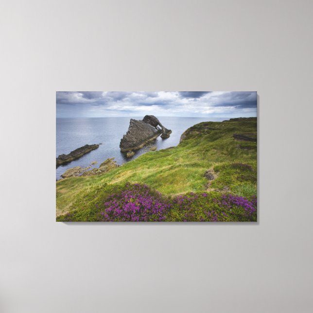 Bow Fiddle Rock, Portknockie, Scotland Canvas Print (Front)