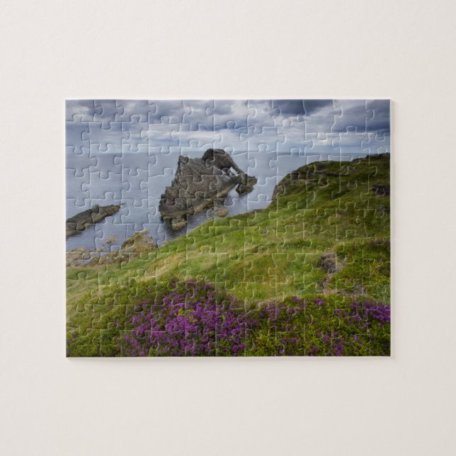 Bow Fiddle Rock, Portknockie, Scotland Jigsaw Puzzle (Horizontal)