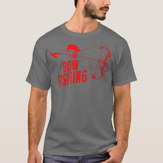 Bow Fishing  with Silhouette of Bowfishing hunter  T-Shirt