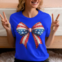Bow Forth of July 4th Sumer Flag USA