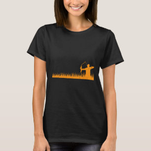 Bow Hunting Archer In Gr Archery Hunter Men Women  T-Shirt