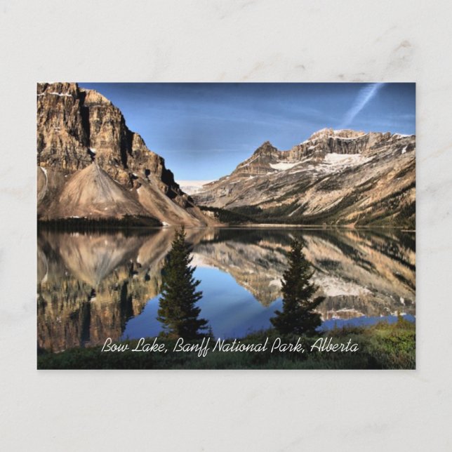 Bow Lake Banff National Park Alberta Postcard (Front)