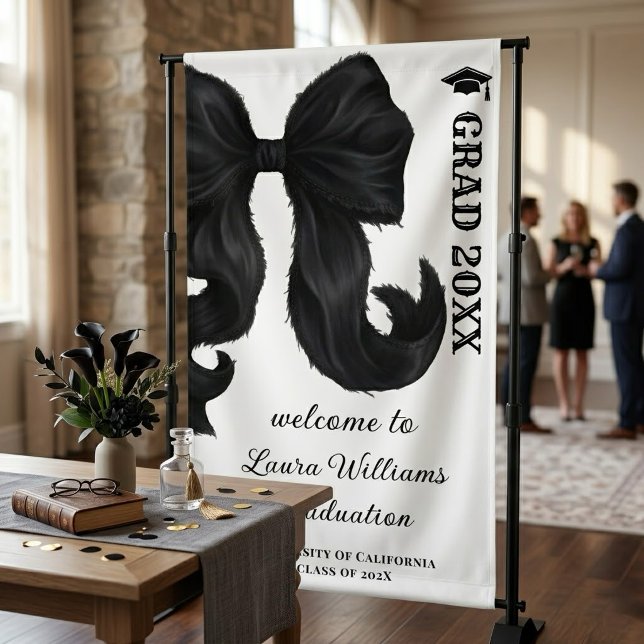 Bow Modern Graduation Welcome Sign (Creator Uploaded)