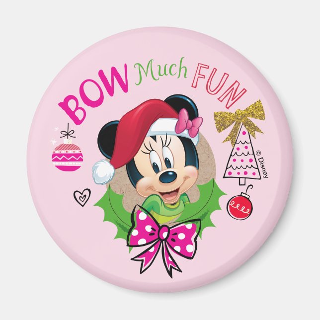 Bow Much Fun Magnet (Front)