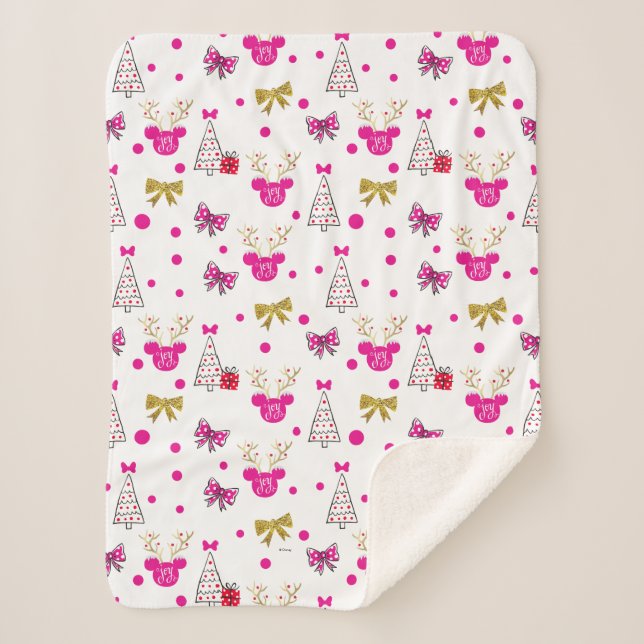 Bow Much Fun Sherpa Blanket (Front)