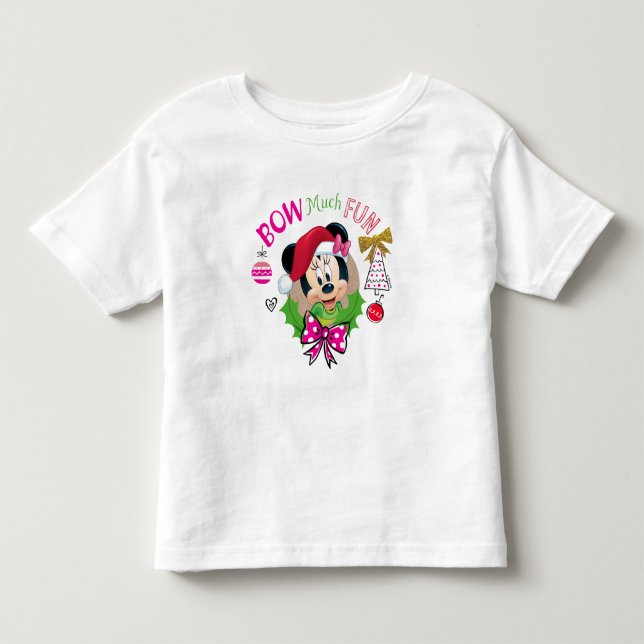Bow Much Fun Toddler T-shirt (Front)