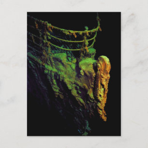 Bow of the Titanic as Seen From MIR I Submersible Postcard