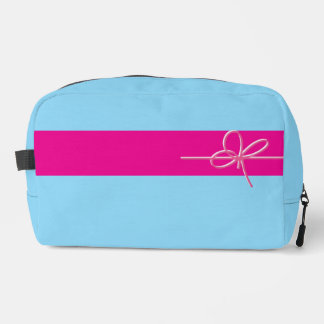 Bow on Pink Dopp Kit