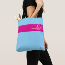 Bow on Pink Tote