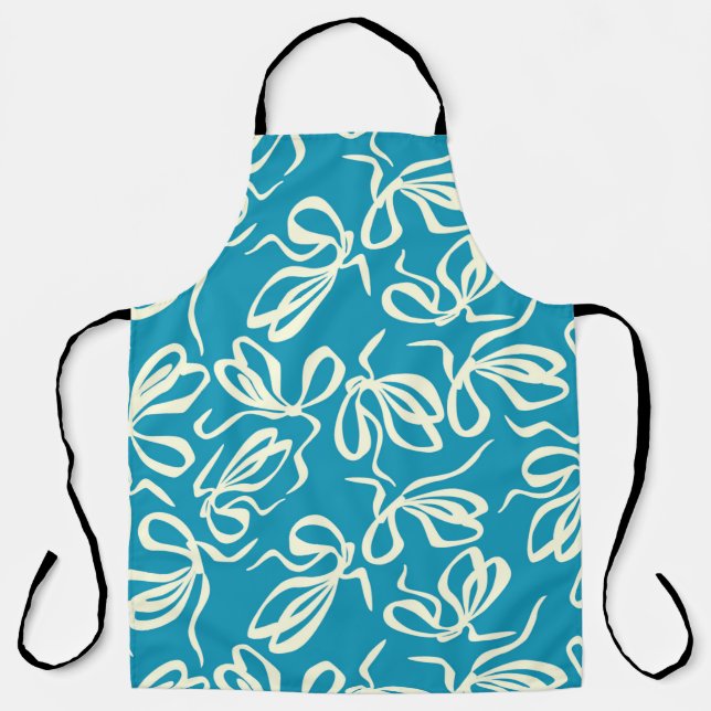 Bow pattern, Seamless texture. For fashion prints  Apron (Front)
