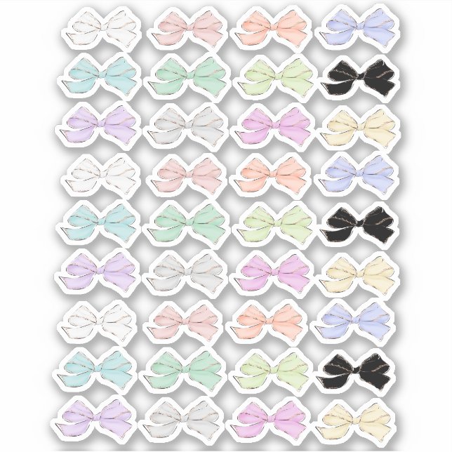 Bow Planner Stickers (Front)