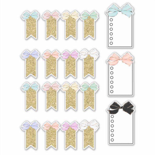 Bow Planner Stickers (Front)