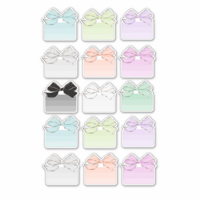 Bow Planner Stickers (Front)
