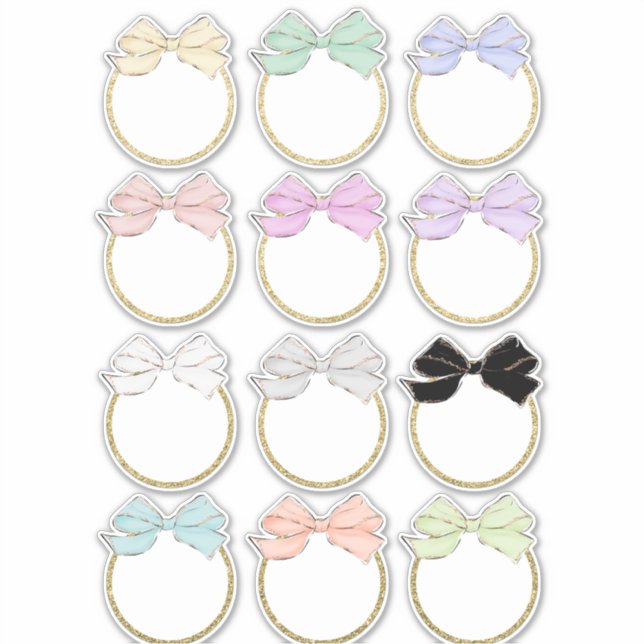Bow Planner Stickers (Front)