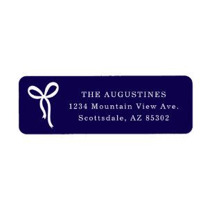 Bow Return Address Label