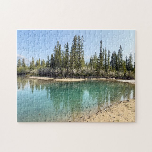 Bow River in Canmore Canada Jigsaw Puzzle (Horizontal)