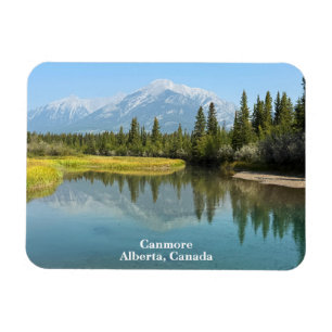 Bow River in Canmore Canada Magnet