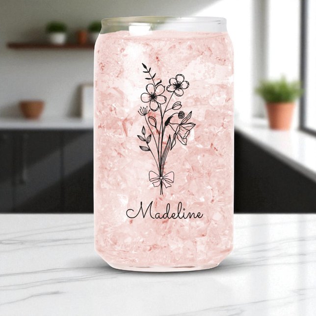 Bow rose Floral Personnalisé Pour Bridesmaid (Créateur téléchargé)