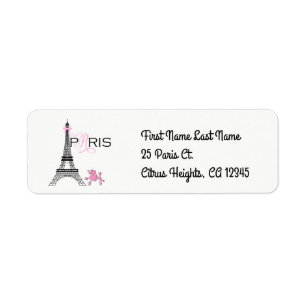 Bow rose Tour Eiffel Paris France Poodle Chic