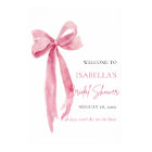 Bow She's Tying the Knot Bridal Shower Welcome