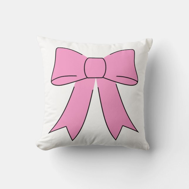 Bow Throw Pillow (Front)