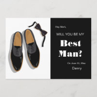 Bow Tie and Dress Shoes Best Man Request