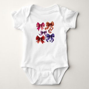 Bow tie baby bodysuit