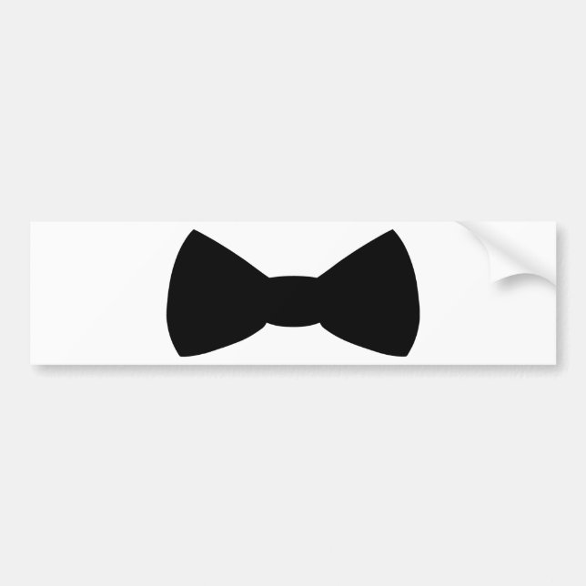 Bow Tie Bumper Sticker (Front)