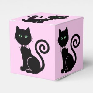 Bow Tie Cat Favour Box