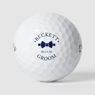 Bow Tie Groom Golf Balls