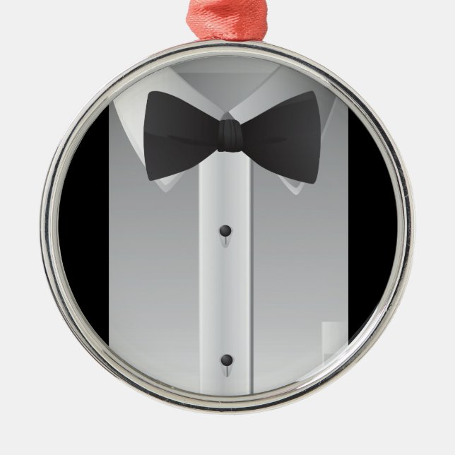 Bow tie metal ornament (Front)