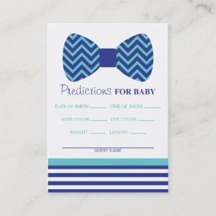 Bow Tie Predictions Card Large Business Card