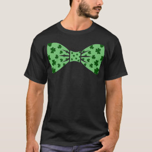 Bow Tie St Patricks Day Irish Funny Shamrock T-Shirt