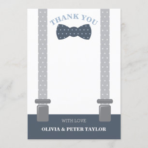 Bow Tie Thank You Card
