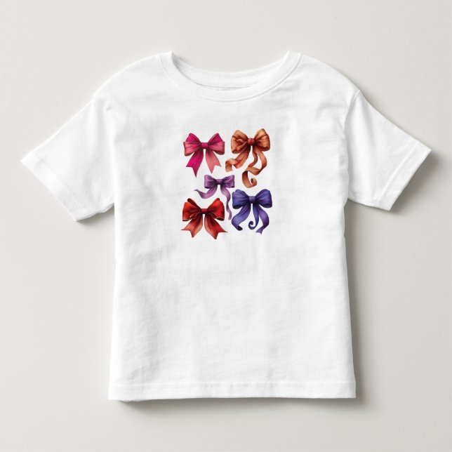 Bow tie toddler t-shirt (Front)