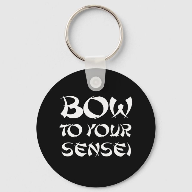 BOW TO YOUR SENSEI 2 KEYCHAIN (Front)
