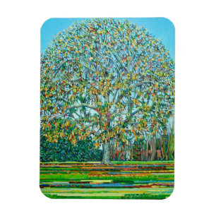 Bow Tree Autumn Magnet