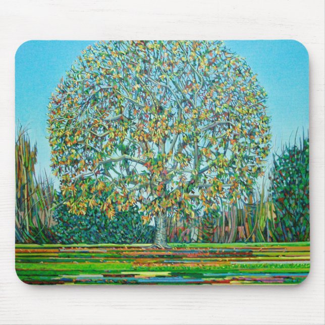 Bow Tree Autumn Mouse Pad (Front)