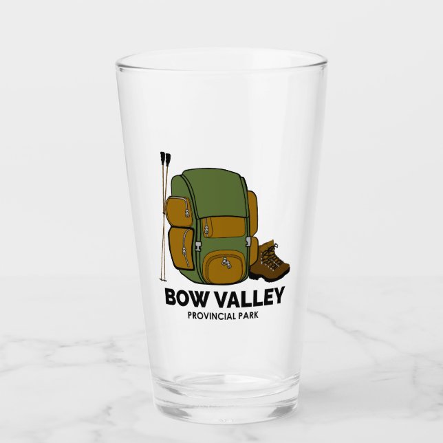 Bow Valley Provincial Park Backpack Glass (Front)