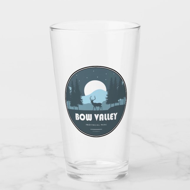 Bow Valley Provincial Park Deer Glass (Front)