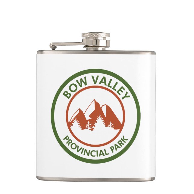 Bow Valley Provincial Park Hip Flask (Front)